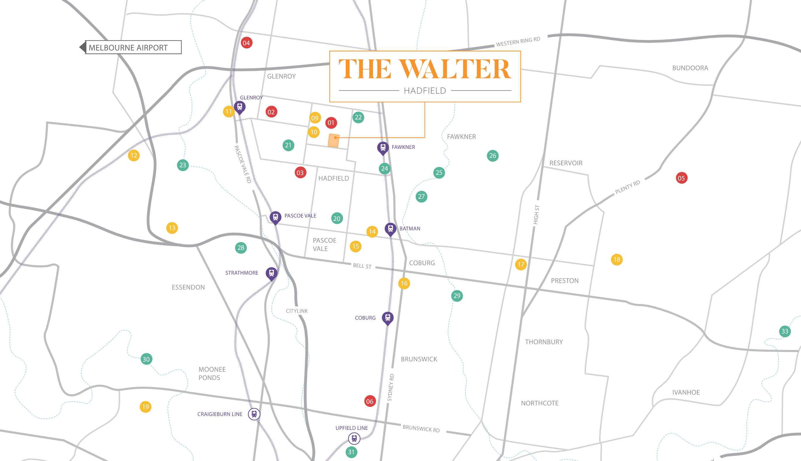 The Walter Estate - Hadfield Location map_0
